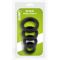 Brutus Big Bulge Silicone Cock Ring 4 Pc Set Brutus Discreet Intimate Essentials.