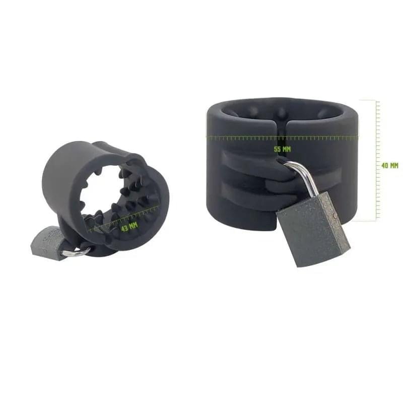 Brutus Cruncher Lockable Spiked Ball Stretcher Brutus Discreet Intimate Essentials.