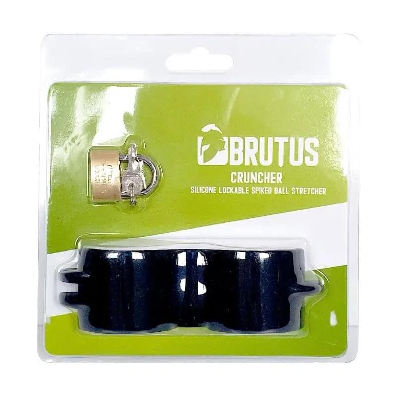 Brutus Cruncher Lockable Spiked Ball Stretcher Brutus Discreet Intimate Essentials.