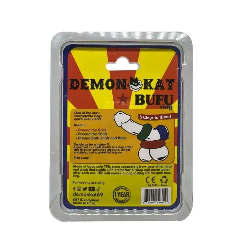BuFu Ring Black Demon Kat Discreet Intimate Essentials.