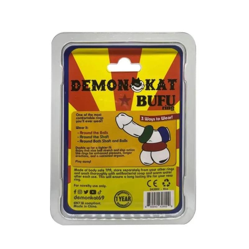 BuFu Ring Blue Demon Kat Discreet Intimate Essentials.