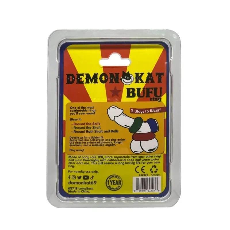 BuFu Ring Orange Demon Kat Discreet Intimate Essentials.