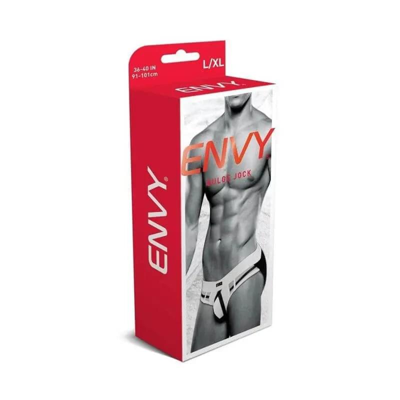 Bulge Jock White Envy Discreet Intimate Essentials.