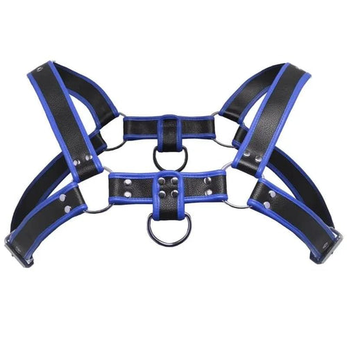 Bulldog Harness Blue Master Series Discreet Intimate Essentials.