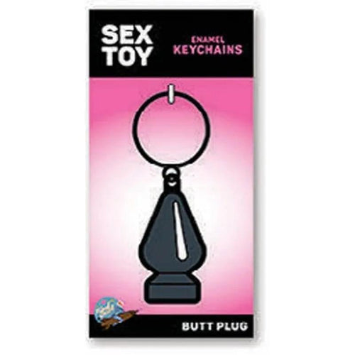 Butt Plug Keychain Wood Rocket Discreet Intimate Essentials.