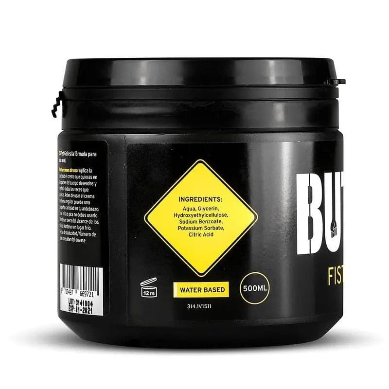 BUTTR Fisting Gel Water Based 500ml BUTTR Discreet Intimate Essentials.