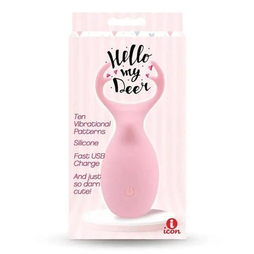 Buzzy Buddy, Hello My Deer -  -  USB Rechargeable Stimulator Icon Brands Discreet Intimate Essentials.