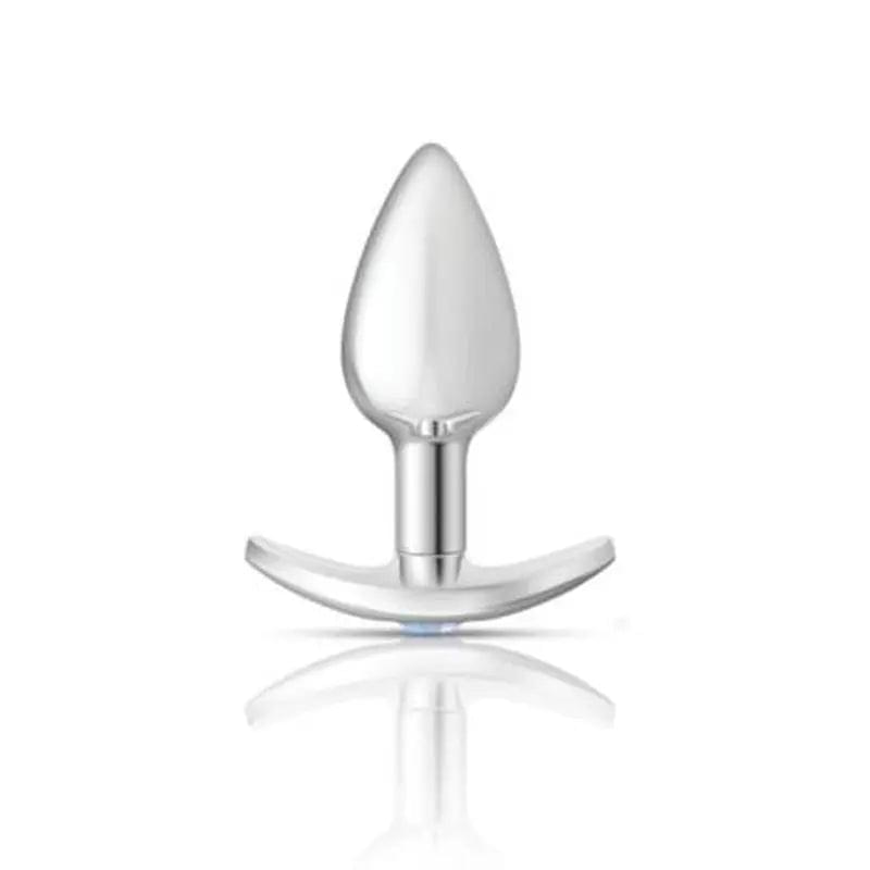 Cheeky Charms Silver Anchor Butt Plug w Clear and Pink Jewel Kit Cheeky Charms Discreet Intimate Essentials.