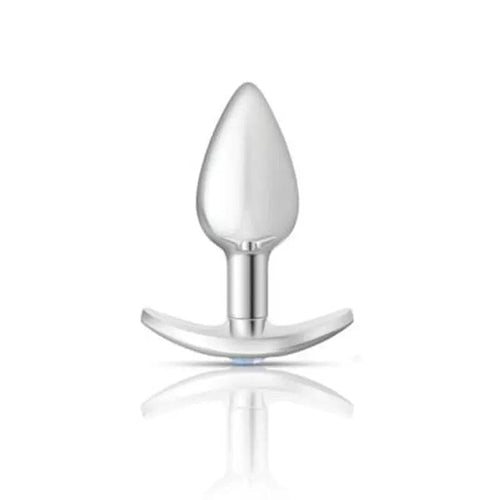 Cheeky Charms Silver Anchor Butt Plug w Clear and Pink Jewel Kit Cheeky Charms Discreet Intimate Essentials.