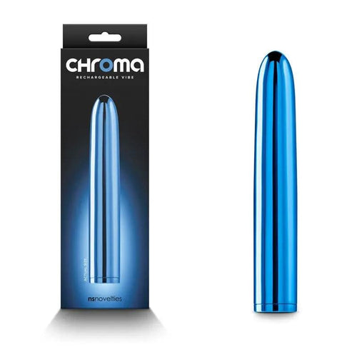 Chroma -  - Metallic  17 cm USB Rechargeable Vibrator NS Novelties Discreet Intimate Essentials.