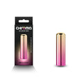 Shop affordable quality Chroma Sunrise - Small - Metallic Pink/Gold 6.8 cm USB Rechargeable Bullet - Discreet Intimate Essentials - BULLETS & EGGS - NS Novelties