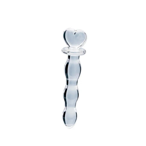 Clarity - Hera's Cascade -  15 cm Glass Dildo Creative Conceptions Discreet Intimate Essentials.
