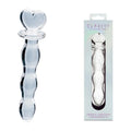 Clarity - Hera's Cascade -  15 cm Glass Dildo Creative Conceptions Discreet Intimate Essentials.