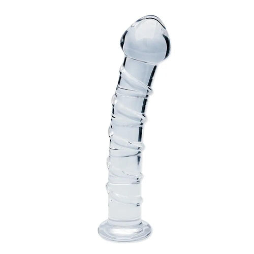 Clarity - Seraphic Spiral -  16 cm Glass Dildo Creative Conceptions Discreet Intimate Essentials.