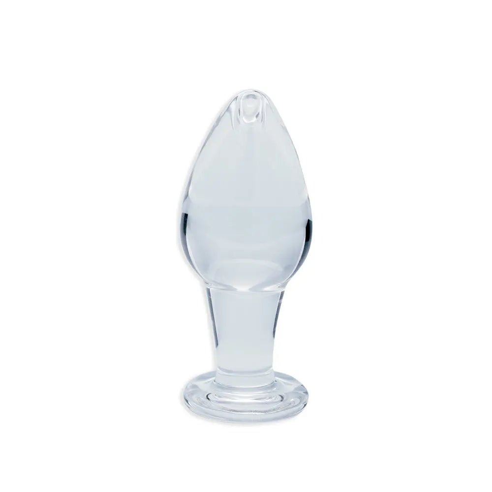 Shop affordable quality Clarity - Utopian Bud - 8.9 cm Glass Butt Plug - Discreet Intimate Essentials - GLASS TOYS - Creative Conceptions