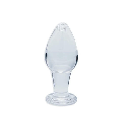 Clarity - Utopian Bud -  8.9 cm Glass Butt Plug Creative Conceptions Discreet Intimate Essentials.