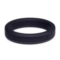 Classic Silicone Medium Stretch Penis Ring 44mm Black PerfectFit Discreet Intimate Essentials.
