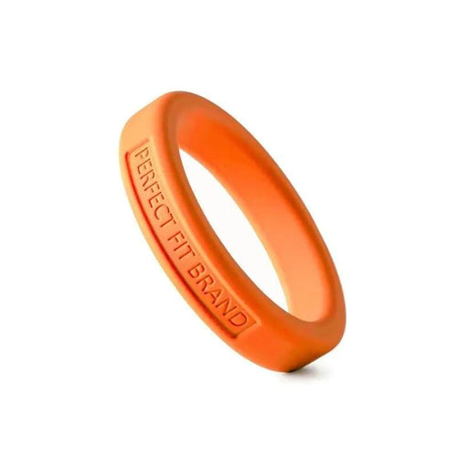 Classic Silicone Medium Stretch Penis Ring 44mm Orange PerfectFit Discreet Intimate Essentials.