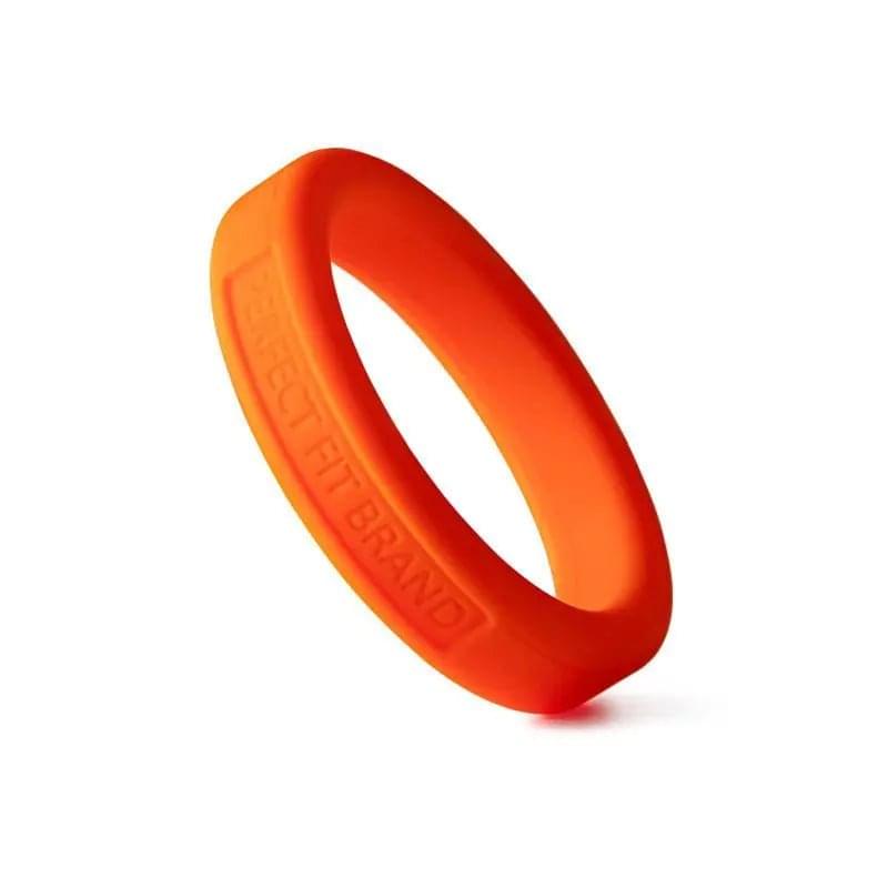 Classic Silicone Medium Stretch Penis Ring 44mm Orange PerfectFit Discreet Intimate Essentials.