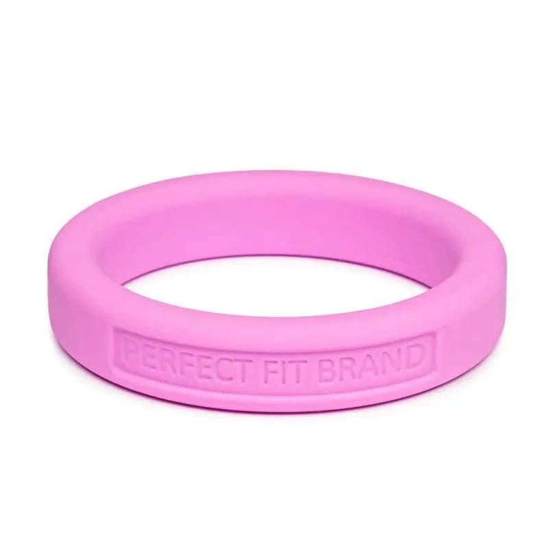 Classic Silicone Medium Stretch Penis Ring 44mm Pink PerfectFit Discreet Intimate Essentials.