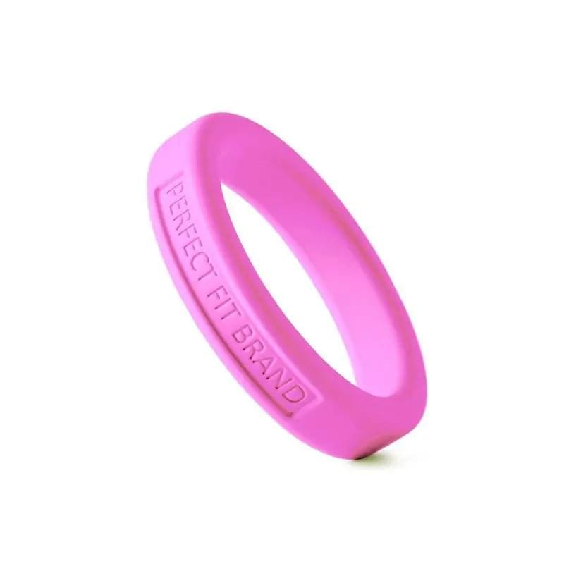 Classic Silicone Medium Stretch Penis Ring 44mm Pink PerfectFit Discreet Intimate Essentials.