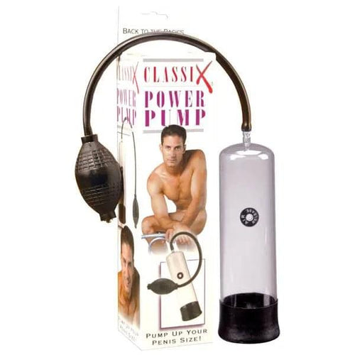 Classix Power Pump - Clear Penis Pump Pipedream Discreet Intimate Essentials.