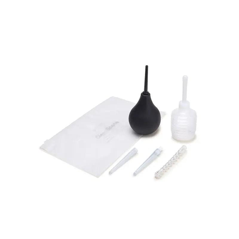 CleanScene 7 Piece Anal Douche Set with Flexible Tip Head - 225 ml Capacity with Free Travel Douche Included Xgen Products Discreet Intimate Essentials.