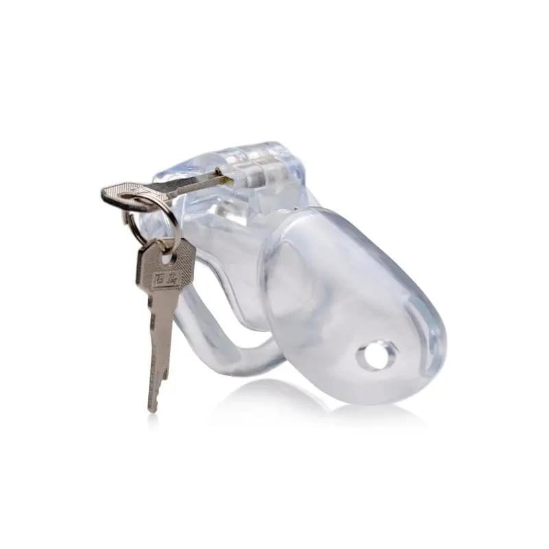 Clear Captor Chastity Cage Large Master Series Discreet Intimate Essentials.