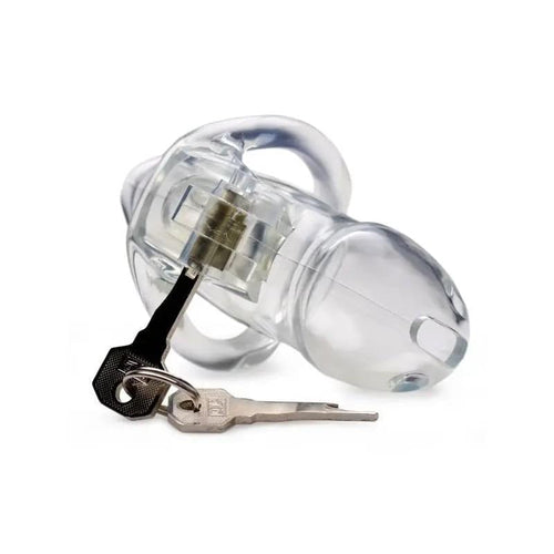 Clear Captor Chastity Cage Small Master Series Discreet Intimate Essentials.