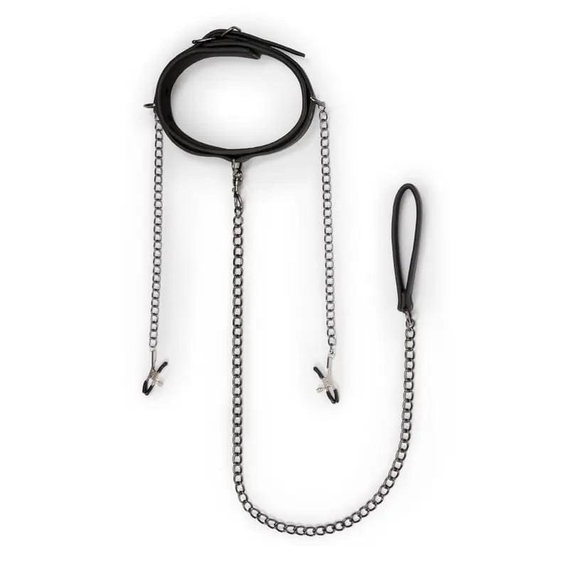 Collar With Nipple Chains Fetish Collection Discreet Intimate Essentials.
