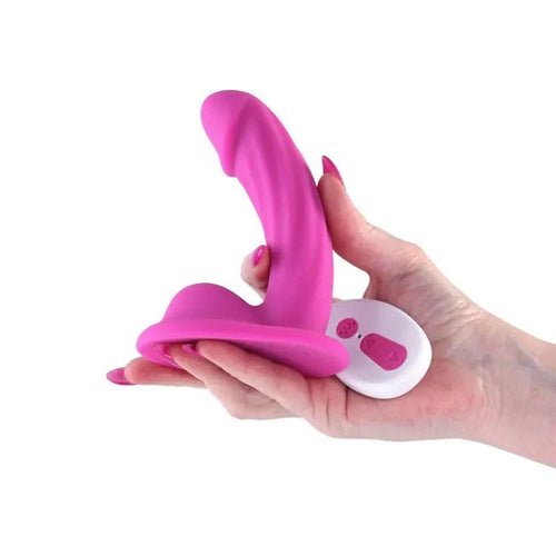 Colours Curve - Vibrating 5'' Dildo -  -  12.6 cm USB Rechargeable Vibrating Dildo with Wireless Remote NS Novelties Discreet Intimate Essentials.