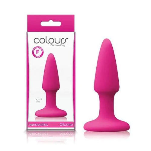 Colours Pleasures - Pink Mini Butt Plug NS Novelties Discreet Intimate Essentials.