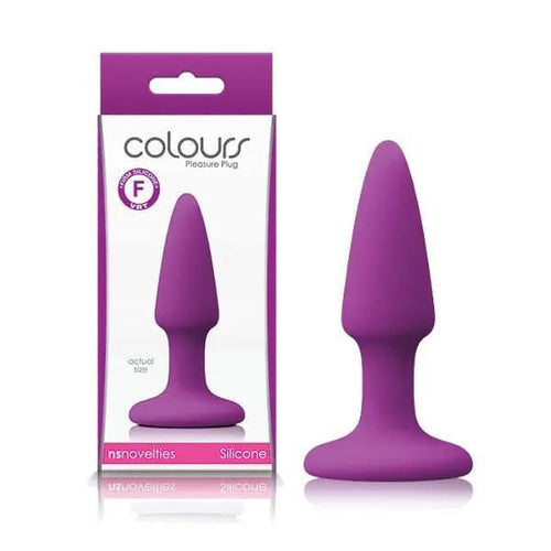 Colours Pleasures - Purple Mini Butt Plug NS Novelties Discreet Intimate Essentials.
