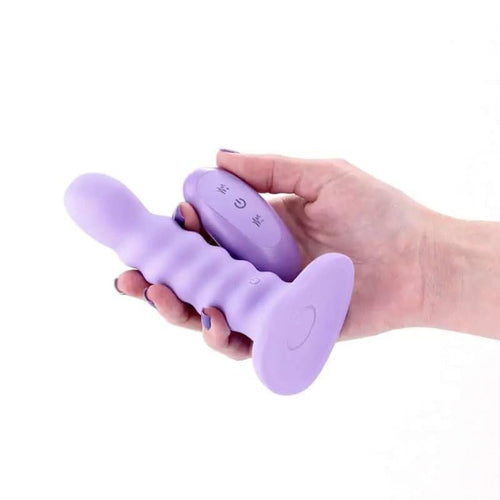 Colours Ribbed - 5'' Vibrating Dildo -  -  14.5 cm USB Rechargeable Vibrating Dildo with Wireless Remote NS Novelties Discreet Intimate Essentials.