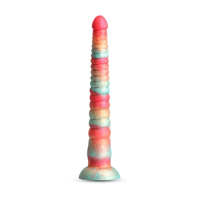 Shop affordable quality Colours Stacked - 12'' Dildo - Red/Gold - Red/Gold 30.6 cm Fantasy Dildo - Discreet Intimate Essentials - DONGS - NS Novelties