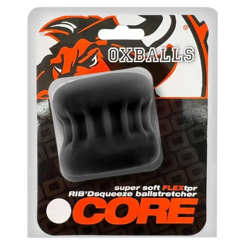 Core Grip Squeeze Ball Stretcher Black Ice OxBalls Discreet Intimate Essentials.