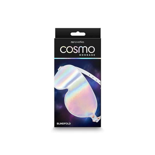 Cosmo Bondage Blindfold - Rainbow - Metallic Rainbow Eye Restraint NS Novelties Discreet Intimate Essentials.