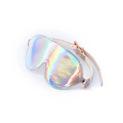 Cosmo Bondage Blindfold - Rainbow - Metallic Rainbow Eye Restraint NS Novelties Discreet Intimate Essentials.