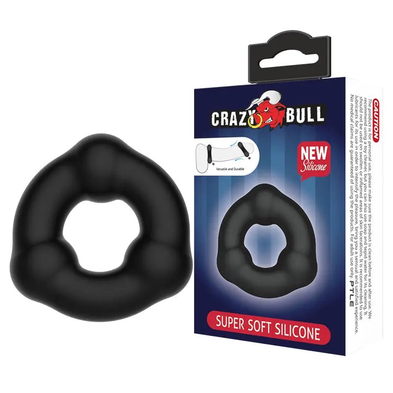 Shop affordable quality CRAZY BULL Beaded Cock Ring - Cock Ring - Discreet Intimate Essentials - COCK RINGS - Crazy Bull