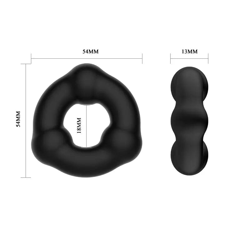 CRAZY BULL Beaded Cock Ring -  Cock Ring Crazy Bull Discreet Intimate Essentials.