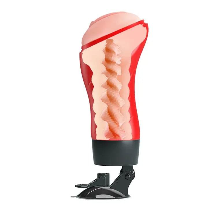 CRAZY BULL DELIA Vibrating Stroker -  Vibrating Vagina Stroker with Suction Base Crazy Bull Discreet Intimate Essentials.