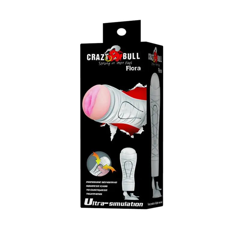 Shop affordable quality CRAZY BULL Flora Stroker - Squeezable Vagina Stroker with Suction Base - Discreet Intimate Essentials - MASTURBATORS - Crazy Bull