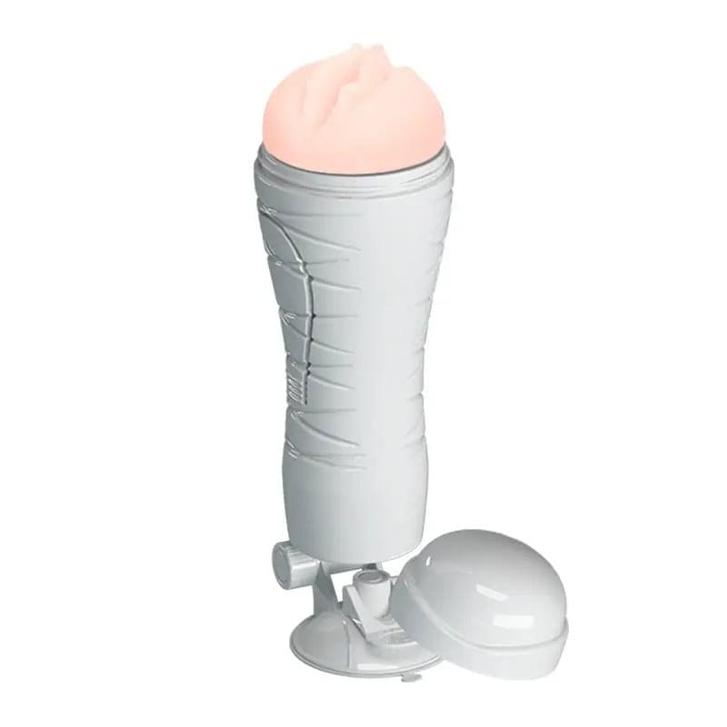 CRAZY BULL Flora Stroker -  Squeezable Vagina Stroker with Suction Base Crazy Bull Discreet Intimate Essentials.