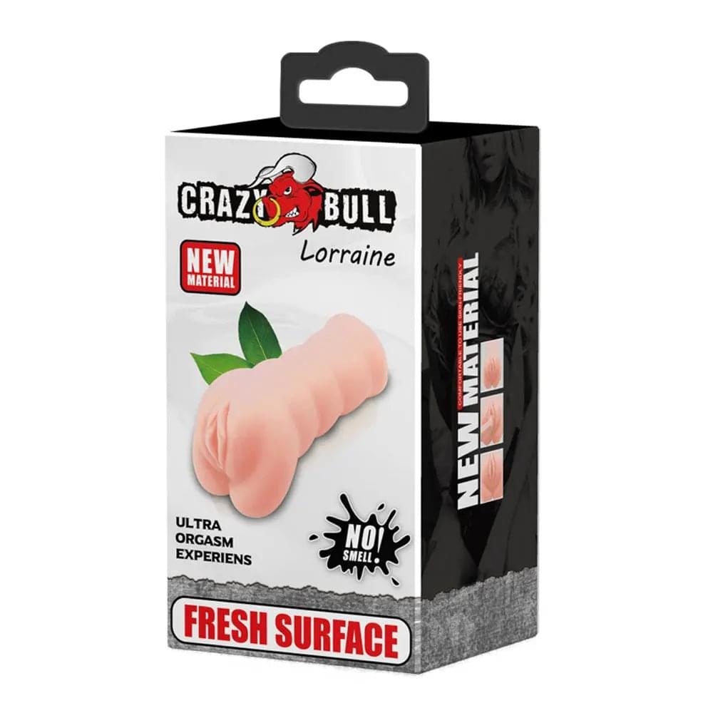 CRAZY BULL LORRAINE Vagina Stroker -  Vagina Stroker Crazy Bull Discreet Intimate Essentials.