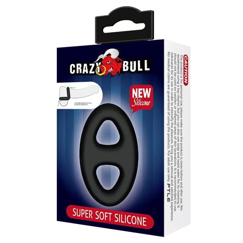 CRAZY BULL Oval Cock & Ball Ring -  Cock & Ball Ring Crazy Bull Discreet Intimate Essentials.