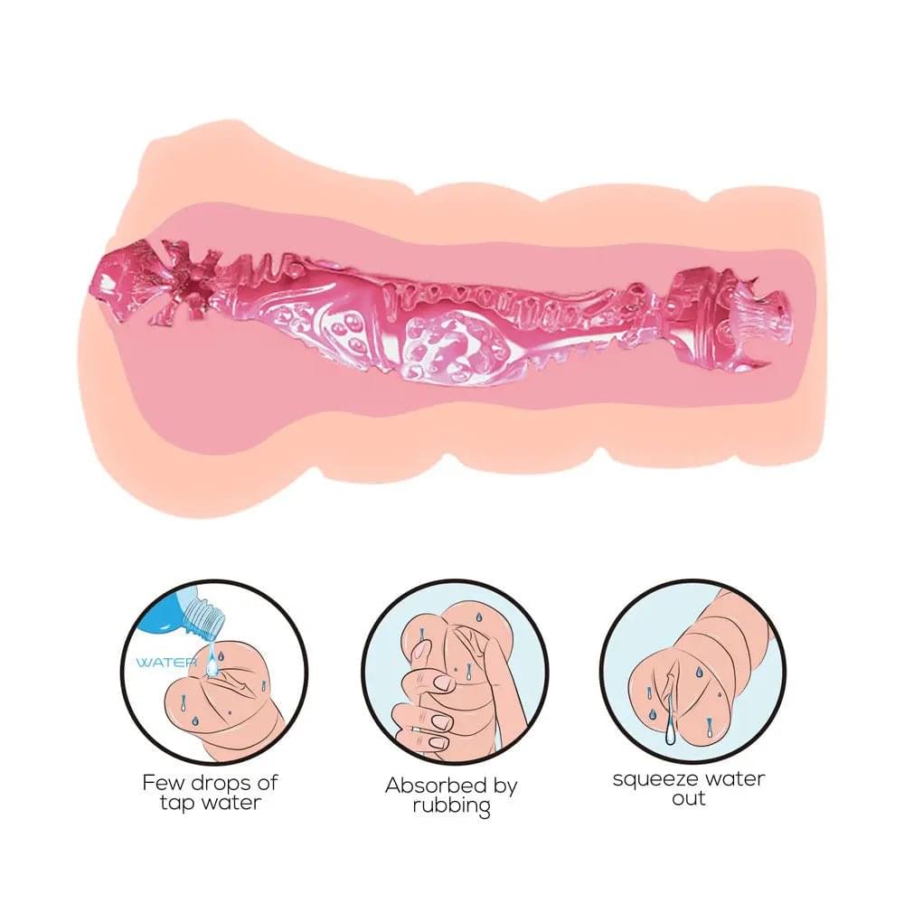 CRAZY BULL Vagina Stroker -  Vagina Stroker Crazy Bull Discreet Intimate Essentials.