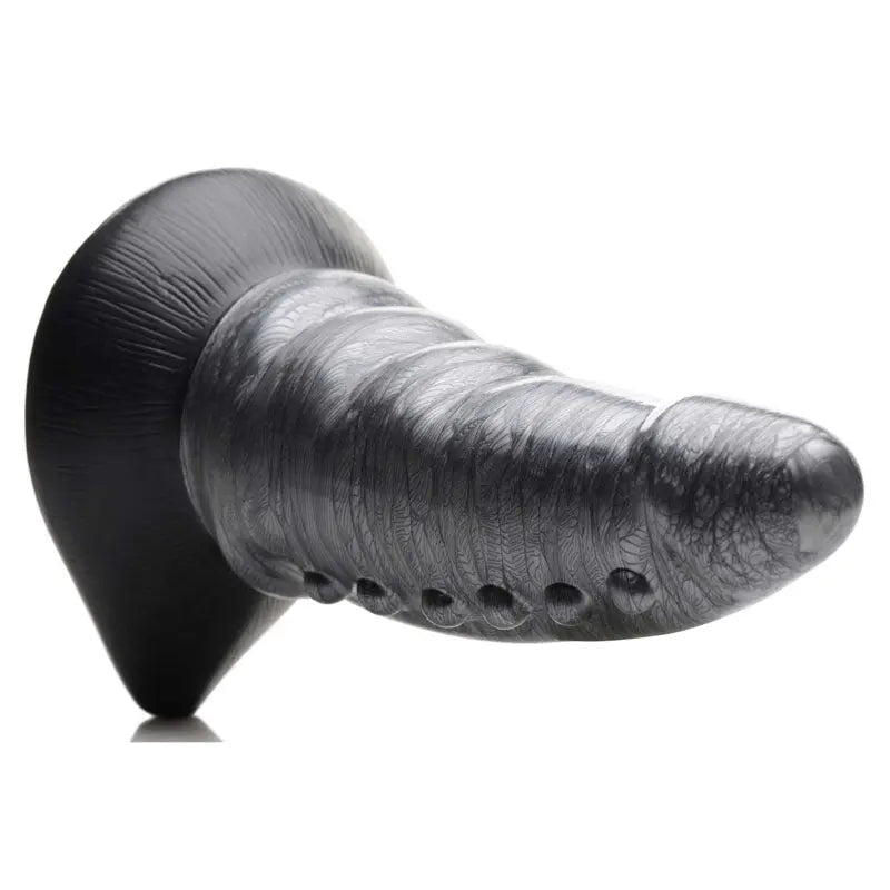 Shop affordable quality Creature Cocks Beastly Tapered Bumpy Silicone Dildo - Silver 21 cm Bumpy Dildo - Discreet Intimate Essentials - DONGS - XR Brands