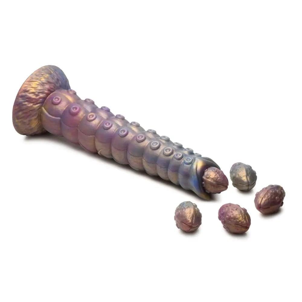 Creature Cocks Deep Invader - Multi-Coloured 22.9 cm Ovipositor Fantasy Dildo XR Brands Discreet Intimate Essentials.