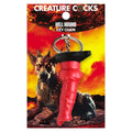 Creature Cocks Hell-Hound Keychain - Novelty Fantasy Dildo Keyring XR Brands Discreet Intimate Essentials.