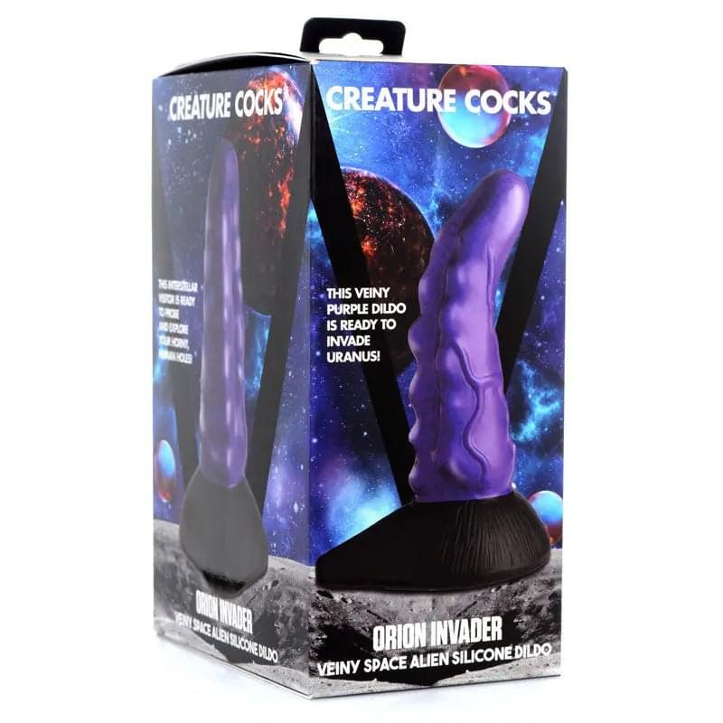 Creature Cocks Orion Invader Veiny Space Alien Silicone Dildo -  18.4 cm Veiny Dildo XR Brands Discreet Intimate Essentials.